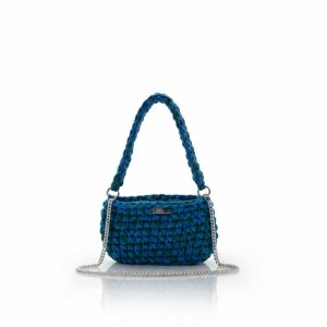 ELLY – BLEU ÉLECTRIQUE / VERT SAPIN